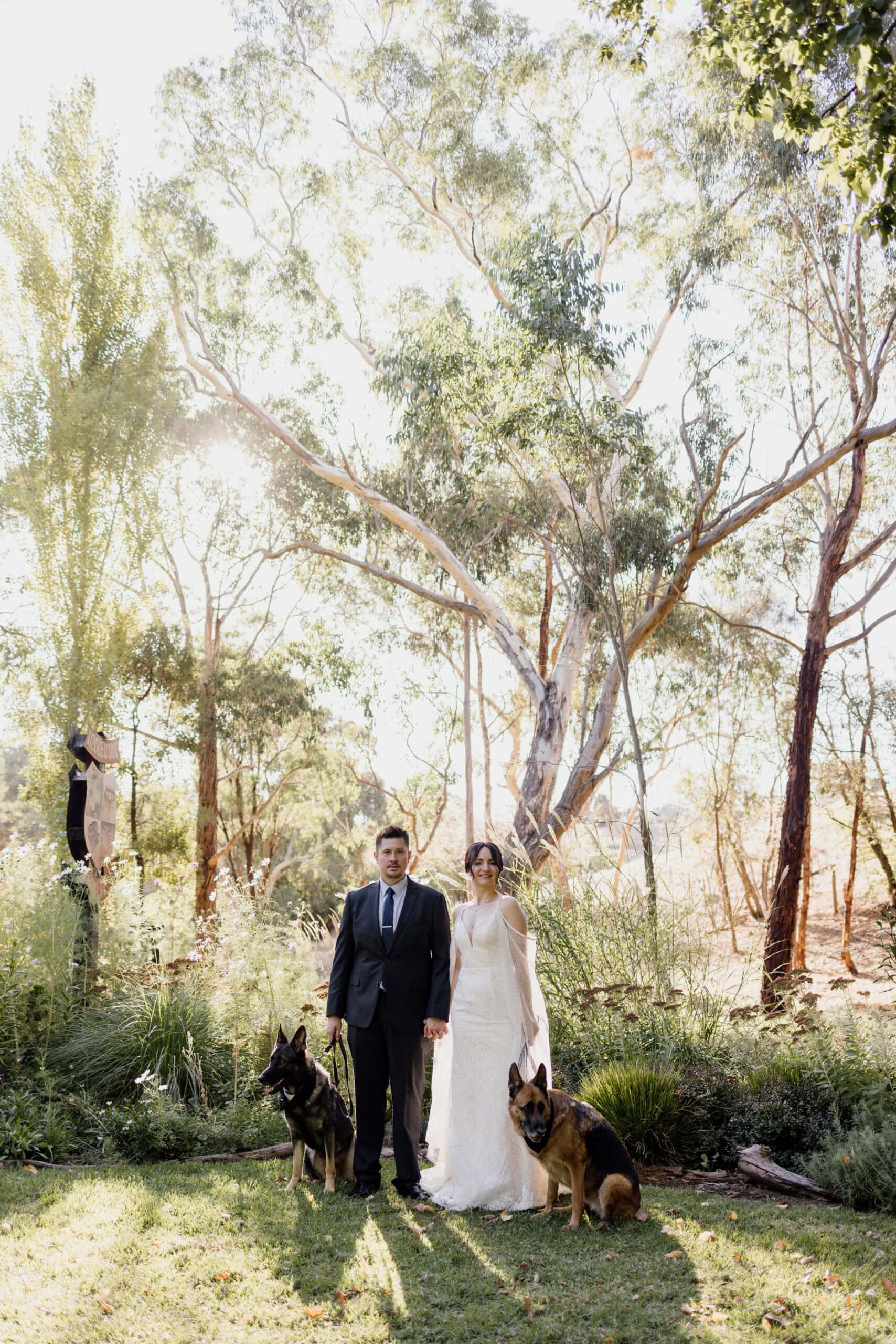 Adelaide Hills Wedding Ceremony Inglewood Gum Trees