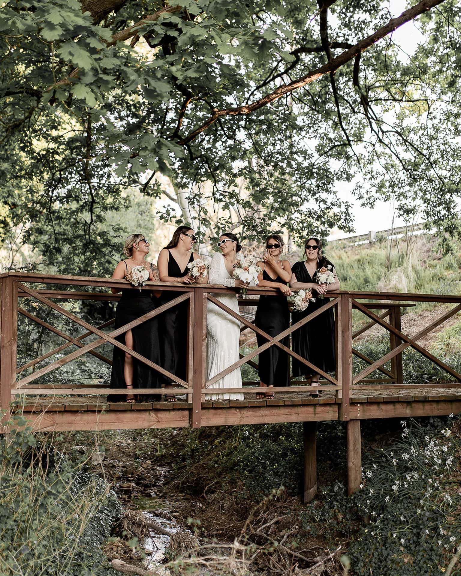 adelaide hills wedding venue inglewood bridal party