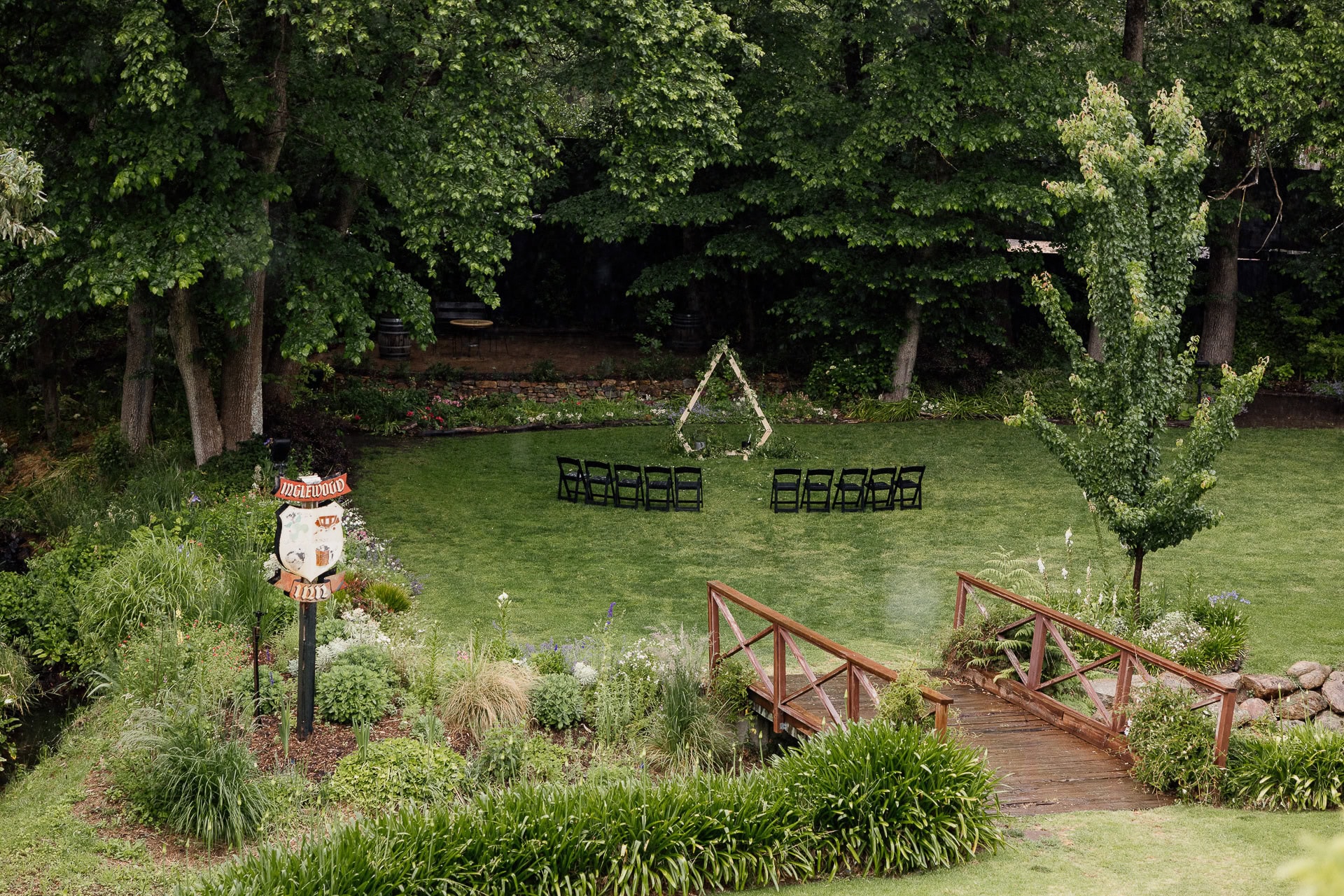 adelaide hills wedding venue inglewood garden elopement