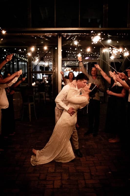 adelaide hills wedding venue inglewood sparkler exit